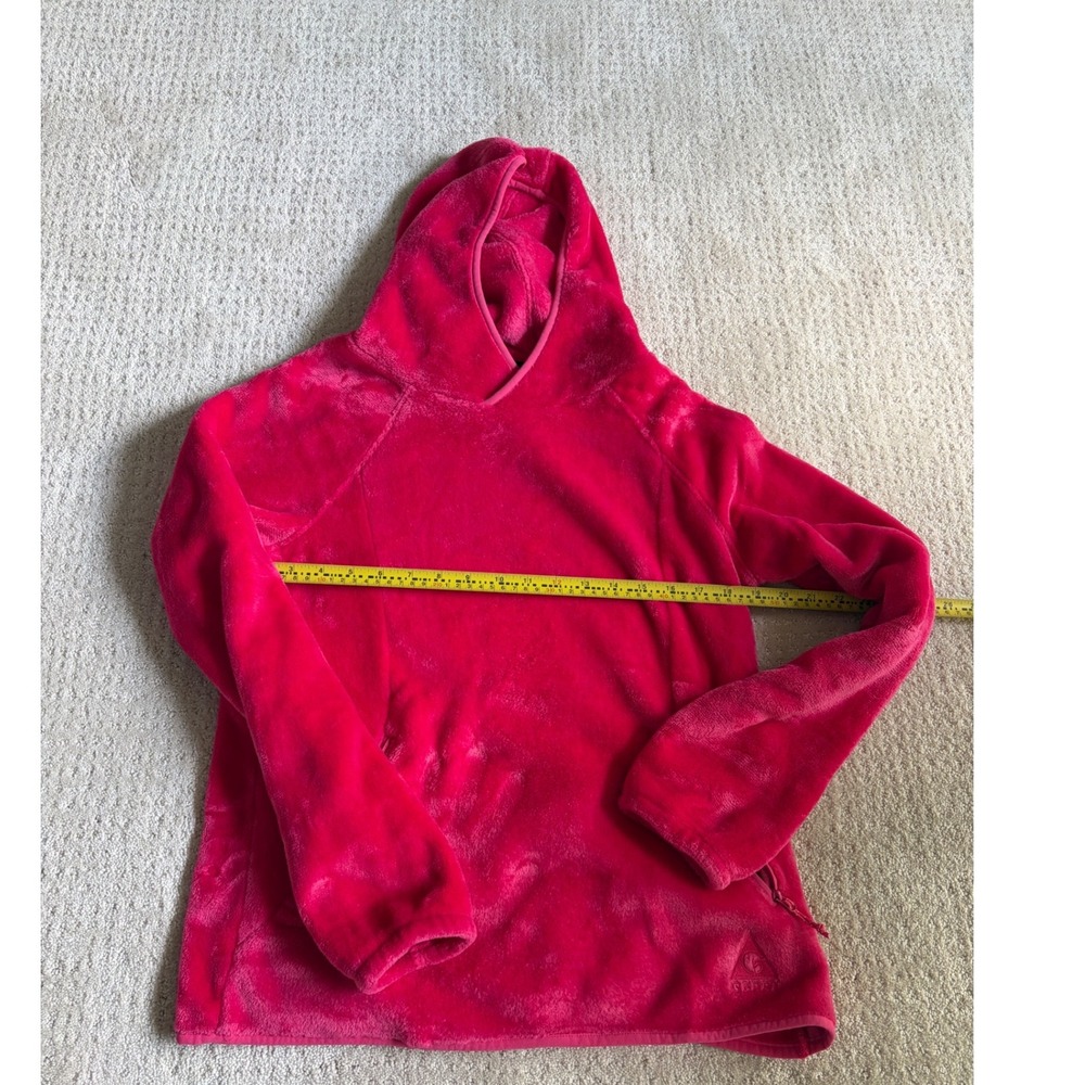 Gerry Fleece Hoodie Large Berry Pink Plush Pullover Gorpcore Barbiecore Sporty